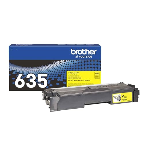 Toner jaune Brother TN635Y consommable imprimante laser rendement standard