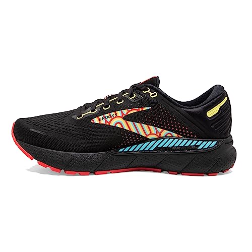 Brooks Brooks Women's Adrenaline GTS 22 Supportive Running Shoe - Black/Blue/Bittersweet - 11.5 Medium