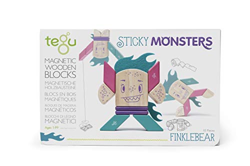 Tegu Finklebear Magnetic Wooden Block Set