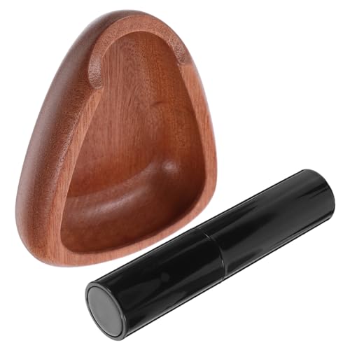 Beaupretty クルミ材木製コーヒー豆計量カップ 多機能ドージングカップ 抗静電気加工 コーヒー豆 茶葉 粉末用 キッチン用計量器具