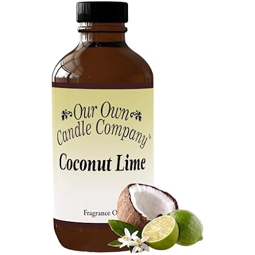 Coconut Lime Scented Fragrance Oil for Diffusers, Our Own Candle Co, 2 oz