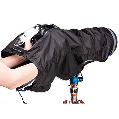 Think Tank Emergency Rain Covers for DSLR and Mirrorless Cameras with 300-600mm f/4 Lens - Large (Black)
