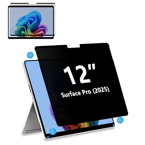 Filtro magnético Surface Pro 12 anti-reflejo que alivia la fatiga visual y UV 2