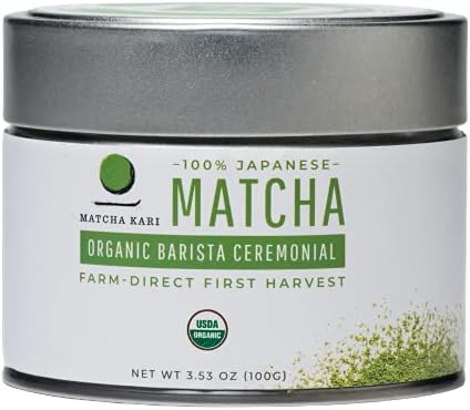 Dr. Weil Matcha Kari - Organic Matcha Green Tea Powder - 100 grams - Japanese Barista Grade