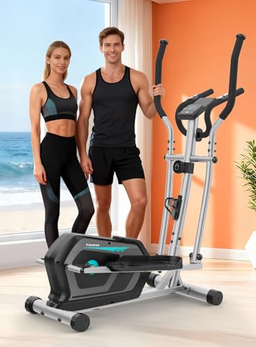 Neezee Ultraleiser Crosstrainer für Zuhause mit 16-Stufiger Widerstandsstufen, 6 kg Magnetischem Schwungrad, Bluetooth-App, Crosstrainer mit LCD-Monitor, Pulssensor, Flaschenhalter-Gerätehalterung Neezee Ultraleiser Crosstrainer für Zuhause mit 16-Stufiger Widerstandsstufen, 6 kg Magnetischem Schwungrad, Bluetooth-App, Crosstrainer mit LCD-Monitor, Pulssensor, Flaschenhalter-Gerätehalterung
