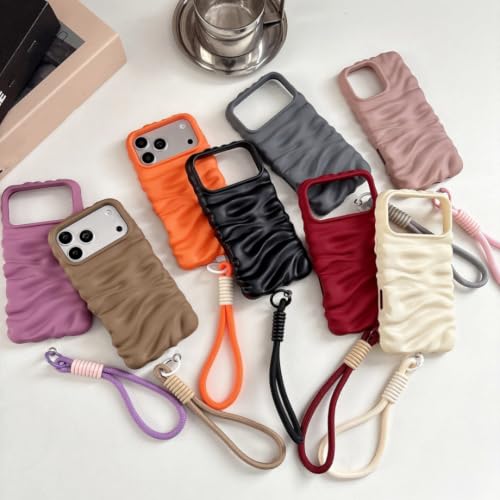 Coque iPhone 16 Pro Rose Sable mate : la solution anti-chute grâce au cordon intégré