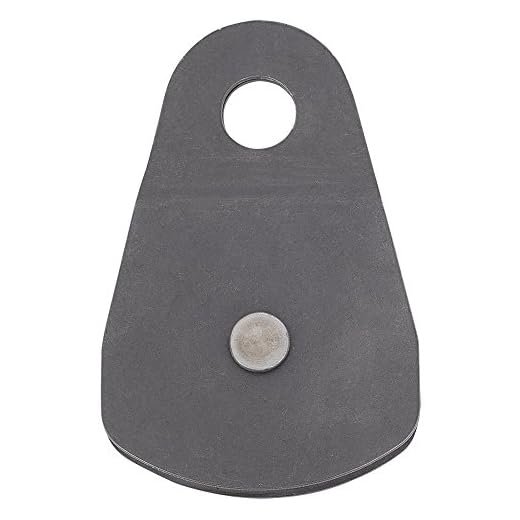 Peakworks Fall Protection Tripod Pulley, Single Oscillating Side Plates, Stainless Steel, V860153