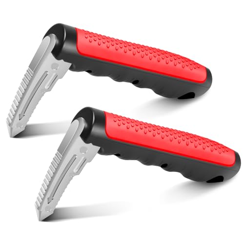 Image of Kaiedos Car Door Handle for Elderly, 3-in-1 Car Handle Assist for Seniors, Portable Auto Cane Vehicle Support Handle, 500 lbs Capacity, Non-Slip Door Assist Bar (Red)