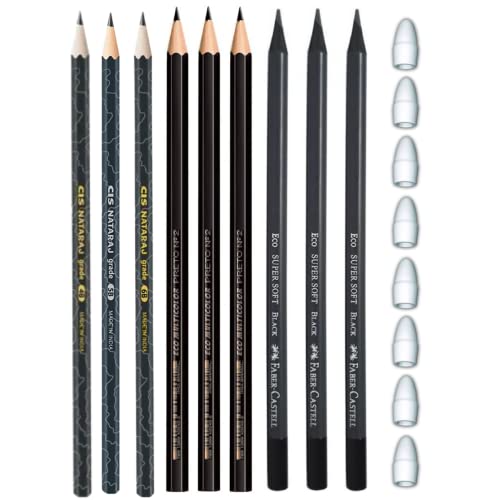 Kit Desenho Profissional L&aacute;pis T&eacute;cnico 17 Itens