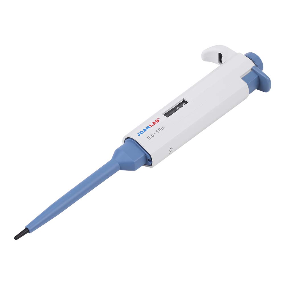 Pipette Mikroliter, 0.5~10ul Einkanalpipette für Transport Gemessener Flüssigkeitsvolumina während der Analyse und des Experimentierens