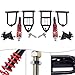 340mm Front Suspension Swing Arm Assembly Kit, Go Kart Upper/Lower Swingarm and SuspensionShock Kit, For DIY Go Kart ATV Quad Bike Buggy (340mm)