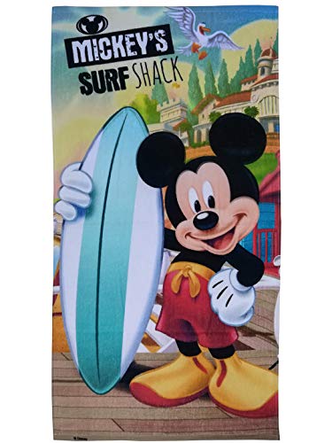 Image of Athom Living Disney Mickey Mouse & Cars Hooded Bath Towel 60x120 cm Pack of 3