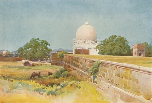 Peinture sur toile nordique un tombeau Bijapur affiche art graffiti 60x90