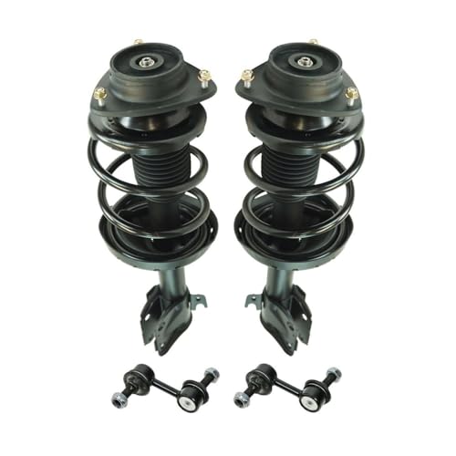 VioziteGam 4pc Front Complete Strut Assembly & Sway Bar Set
