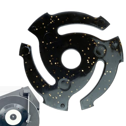 45 adaptadores para tocadiscos, adaptador de tocadiscos, accesorio de inserción de repuesto para entusiastas de la música de estudio en casa, equipo de DJ, usuarios, coleccionistas, oyentes casuales