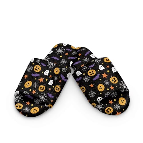 chaqlin Women's Cartoon Print Open Toe Slippers for Women Soft Christmas Indoor Slippers Bedroom Shoes2