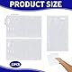 Vxiwscy 12er Set Transparente Selbstklebende Kartenhalter für Windschutzscheibe, 6 x 9 cm – Ideal für Parkausweise, Behindertenausweise und Mautkarten, Klare Sicht und Starker Halt