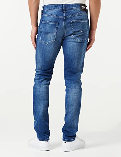 Tommy Jeans Herren Jeans Scanton Slim Stretch, Blau (Dynamic Jacob Mid Blue Stretch), 32W / 30L