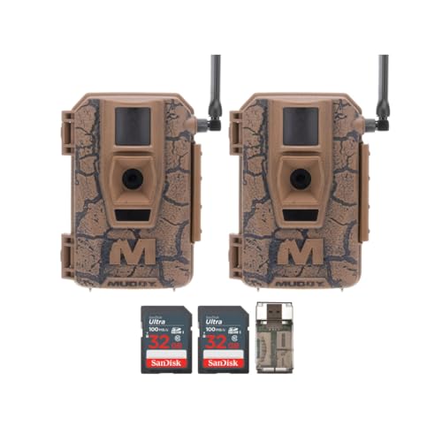 MUDDY Mitigator 24MP Trail Camera Bundle (2-Pack)