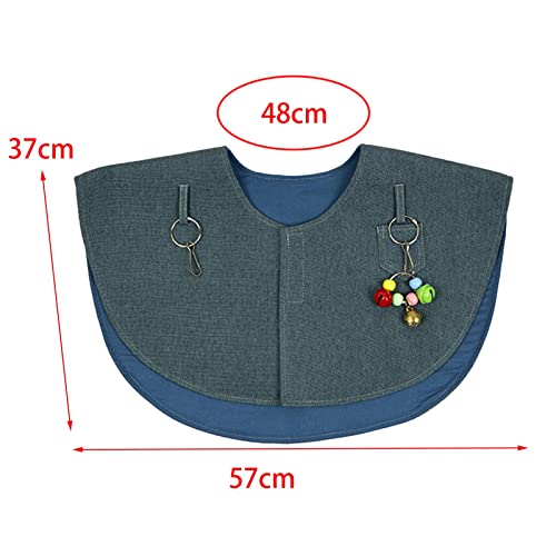 Fenteer Conjunto de 2 Protetores de Ombro para Pássaros Exóticos - Cobertura Duradoura