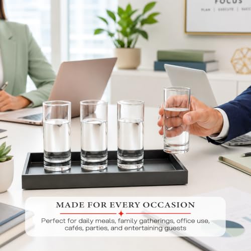 Image of CELLO San Oasis Rocks Glass Set of 6 Pcs 290ml Transparent | Freezer & Fridge Safe Leadfree Dishwasher Safe Toughened Crystal Clear Glasses Set For Drinking Water Juice Milk Cocktail Mocktail Coldrink