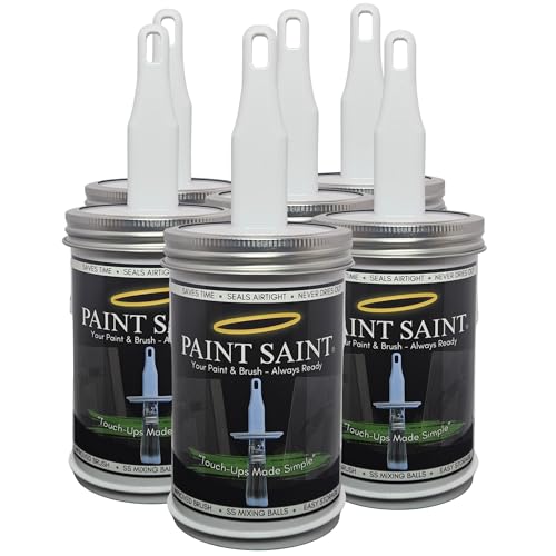 Paint Saint – Airtight Touch Up Paint Container with Built-in Brush | 