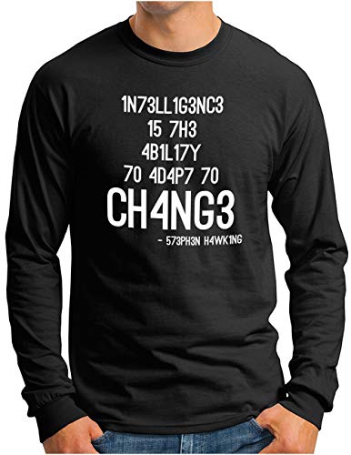 T-shirt manches longues homme Hawking coton respirant