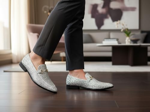 Image of Men's Velvet Designer Classic Dress Tuxedo Smoking Slipper Loafers Slip On Shoes SM-56