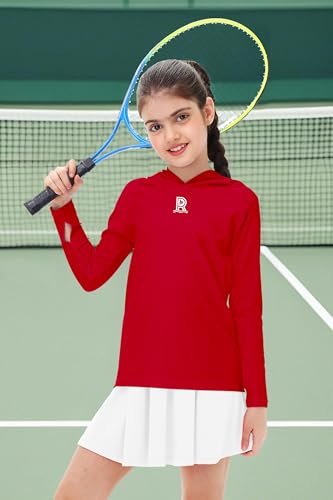 Image of Remimi Kids Sun Shirt Rash Guard Quick Dry Sun Protection Athletic Hoodie Hiking Shirts 3-12 Years