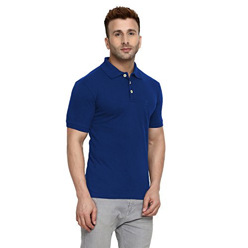 Image of CHKOKKO Men's Cotton Regular Fit Half Sleeves Polo T-Shirt