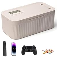 Zeitschloss Box, SGZIOO Handy Safe mit Zeitschloss, 23,9 x 13,1 x 9,6 CM, Abschließbare Box mit 2 Arbeitsmodus, Time Lock box zur Selbstkontrolle, Suchtmanagement, für Snacks, Telefon