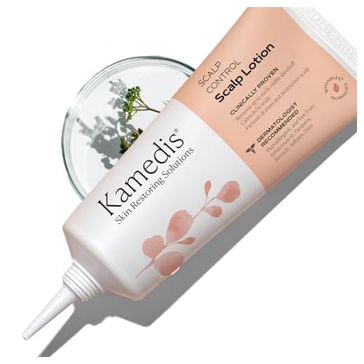 KAMEDIS Scalp Lotion For Sensitive Scalp & Seborrheic Dermatitis, Dandruff Hair, Dry, Itchy, Scaly, Flaky & Irritated Skin. Paraben-Free, SLS Sulphate-Free, Dye-Free, Made in USA, 3.38 Fl Oz