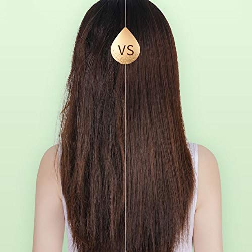 Peine alisador y rizador de cabello con tecnología iónica, cerámico, uso dual, ideal para viajes miniatura 3