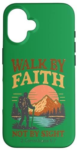 Walk by Faith Not by Sight ? 2 Corinthians 5:7 ���g���n�C�J�[ �X�}�z�P�[�X iPhone 16 �p