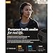TREBLAB Z2 Active Noise Cancelling Workout Headphones - Signature-HD Sound, Deep Bass, 35H Battery, Comfortable, Foldable Over Ear Bluetooth Headphones Wireless. for Gym, Sport, Travel. Mic for Calls
