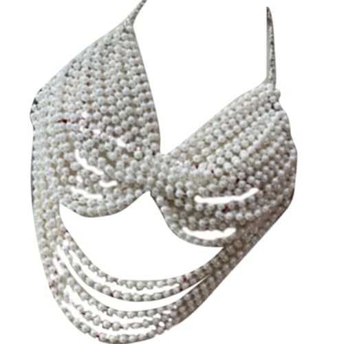 Brasier de perlas para el pecho y joyería corporal festival 3