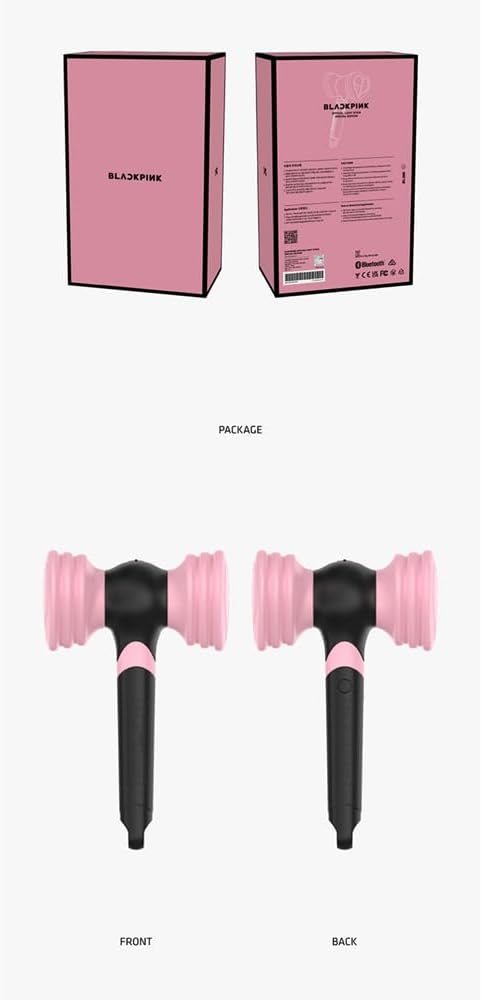Black.Pink Official Lightstick Special Edition + 3 Extra Photocards Set - Image 4