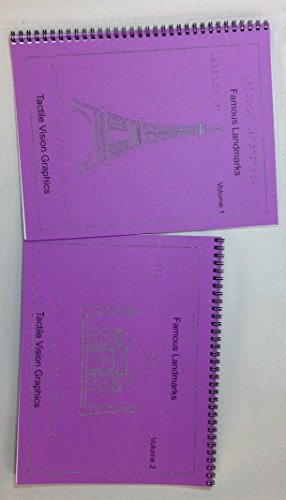 Tactile Vision Graphics Inc. Braille Famous Landmarks Two-Volume Set