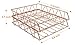 CAXXA 2 Pack Stackable Letter Tray, File, Document, Magazine Trays, Rose Gold