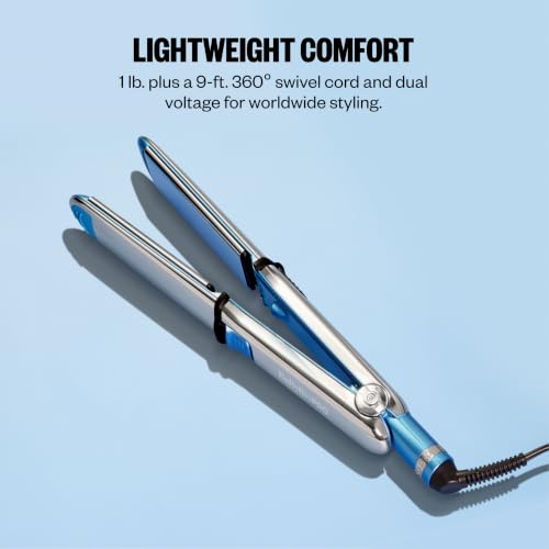 Image of BaBylissPRO Nano Titanium Prima Ionic Hair Straightener - Professional Flat Iron & Curling Iron in One for Stylists, Pro Styling Hair Tool