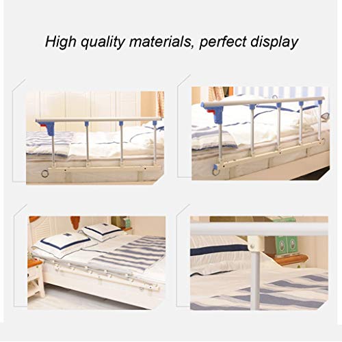 Protector lateral para cama de ancianos plegable y rieles para niños pequeños 3