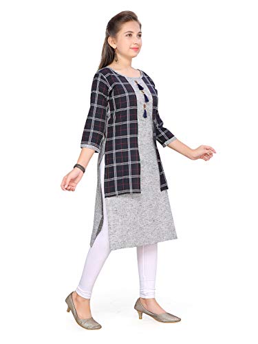 Image of Aarika Girl's Blue Coloured Kurti