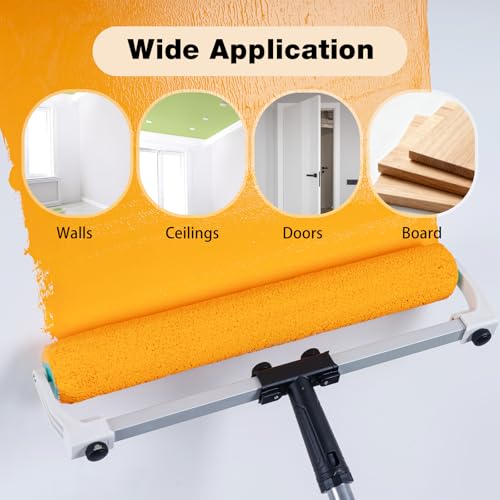 Mister Rui 18 Inch Paint Roller Kit with Extension Pole Roller Kit Pan by Mister Rui - Image 5