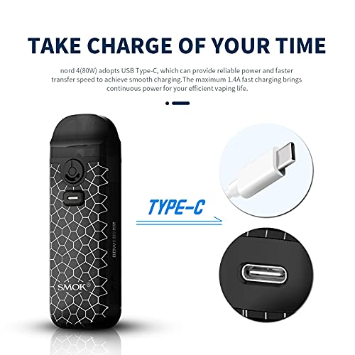 SMOK-Nord-4-80W-Pod-Kit-2000Mah-2Ml-Black-Armor-Pack-of-1