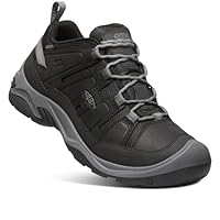 Keen Men's Circadia Waterproof Hiking Shoe, Black Steel Grey, 14 US