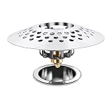Bathtub Stopper Tub Drain with 2 in 1, Universal Bathtub Stopper with Shower Drain Hair Catcher, Pre