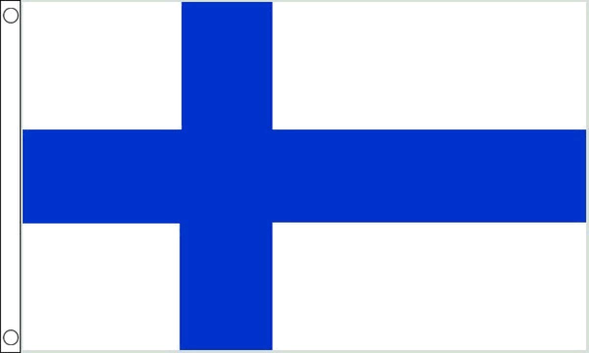Finland Flag 5 x 3 FT - 100% Polyester with Eyelets FlagSuperstore©