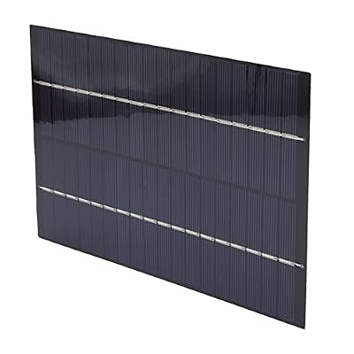 AYNEFY 4.2W 18V Portable Solar Charger Panel Solar Panel Mini High Efficiency Polysilicon for DIY Emergency Lights Fans Pumps with No Power Storage Function