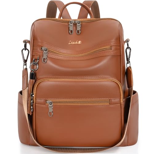 Image of Backpack Purse for Women Travel Convertible Shoulder Tassel Bag Ladies Work Travel Handbags