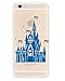 iPhone 6 Case, Translucent Silicone Clear Case Gel Cover for Apple (Princess Blue Castle of Dreams)